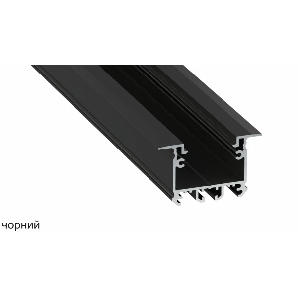 Алюмінієвий врізний профіль тип inTALIA для LED стрічок, з розсіювачем LUMINES. (Ціна за 1 м.п.) - Фото 3