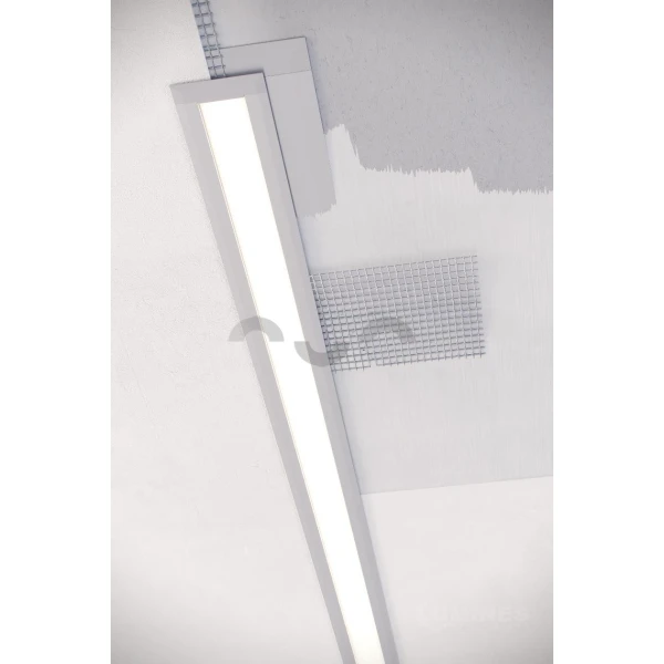 Алюмінієвий врізний профіль тип inTALIA для LED стрічок, з розсіювачем LUMINES. (Ціна за 1 м.п.) - Фото 8