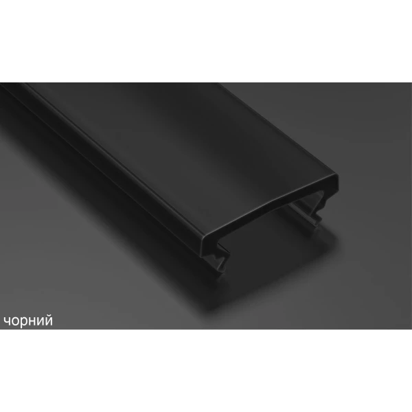 Алюмінієвий накладний профіль тип D для LED стрічок, з розсіювачем LUMINES. (Ціна за 1 м.п.) - Фото 17