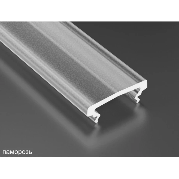 Алюмінієвий накладний профіль тип D для LED стрічок, з розсіювачем LUMINES. (Ціна за 1 м.п.) - Фото 20