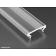 Алюмінієвий накладний профіль тип D для LED стрічок, з розсіювачем LUMINES. (Ціна за 1 м.п.)