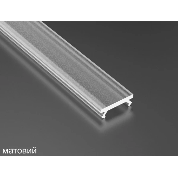 Алюмінієвий накладний профіль тип X для LED стрічок, з розсіювачем LUMINES. (Ціна за 1 м.п.) - Фото 11