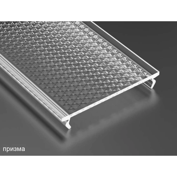 Алюмінієвий накладний профіль тип ILEDO для LED стрічок, з розсіювачем LUMINES. (Ціна за 1 м.п.) - Фото 9