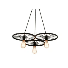 Azzardo RANCH 3 MD71192-3 BK. Світильник підвісний