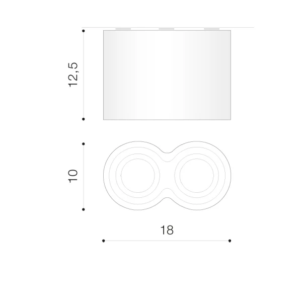 Точковий світильник BROS 2 AZ0941 Azzardo - Фото 2