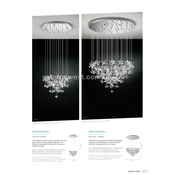 Люстра кришталева PIANOPOLI 93662 Eglo - Фото 2