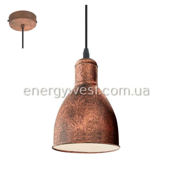 Світильник підвісний PRIDDY 1 49492  Eglo - Фото 1