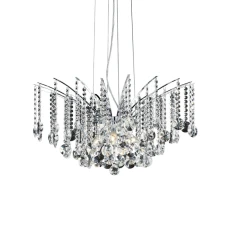 Ideal Lux 020556 AUDI-77 SP8. Люстра кришталева