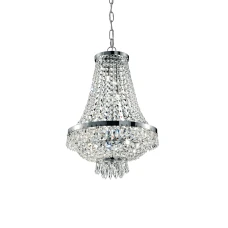 Ideal Lux 033532 CAESAR SP6 CROMO. Люстра кришталева