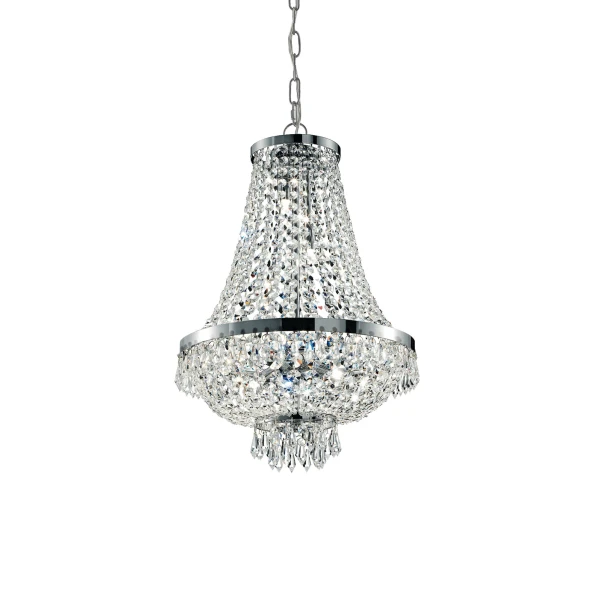 Люстра кришталева 033532 CAESAR SP6 CROMO Ideal Lux - Фото 1