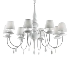 Ideal Lux 035574 BLANCHE SP8 BIANCO. Люстра класична