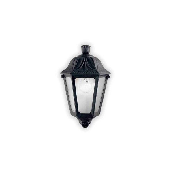 Фасадний світильник 101552 ANNA AP1 SMALL NERO Ideal Lux
