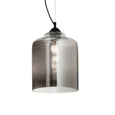 Ideal Lux 112312 BISTRO' SP1 SQUARE FUME'. Світильник підвісний