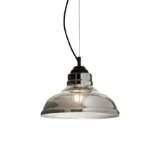 Ideal Lux 112343 BISTRO' SP1 PLATE FUME'. Світильник підвісний