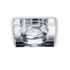 Ideal Lux 114019 BLUES SQUARE TRASPARENTE. Точковий світильник врізний