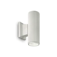 Ideal Lux 129457 BASE AP2 BIANCO. Світильник фасадний