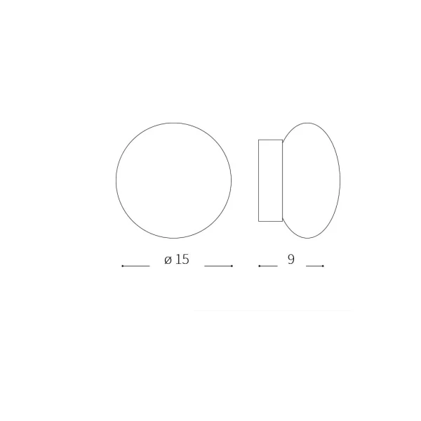 Фасадний світильник 158907 BUBBLE PL2 Ideal Lux - Фото 2