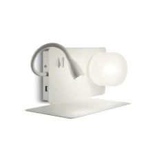 Ideal Lux 174792 BOOK-1 AP BIANCO. Бра