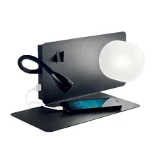 Ideal Lux 174808 BOOK-1 AP NERO. Бра