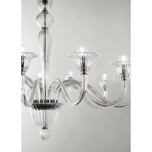Люстра класична 199375 BRIGITTA SP12 TRASPARENTE Ideal Lux - Фото 3