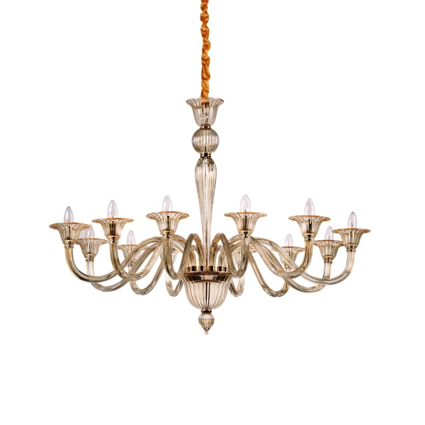 Люстра класична 199405 BRIGITTA SP12 AMBRA Ideal Lux - Фото 1