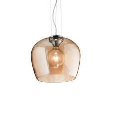 Ideal Lux 241524 BLOSSOM SP1 AMBRA. Світильник підвісний