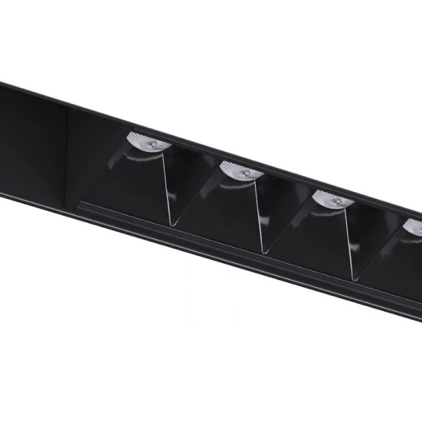 Магнітний трековий світильник KDMG-LINE220 DL 12W 3K BK 3000K Kloodi - Фото 3