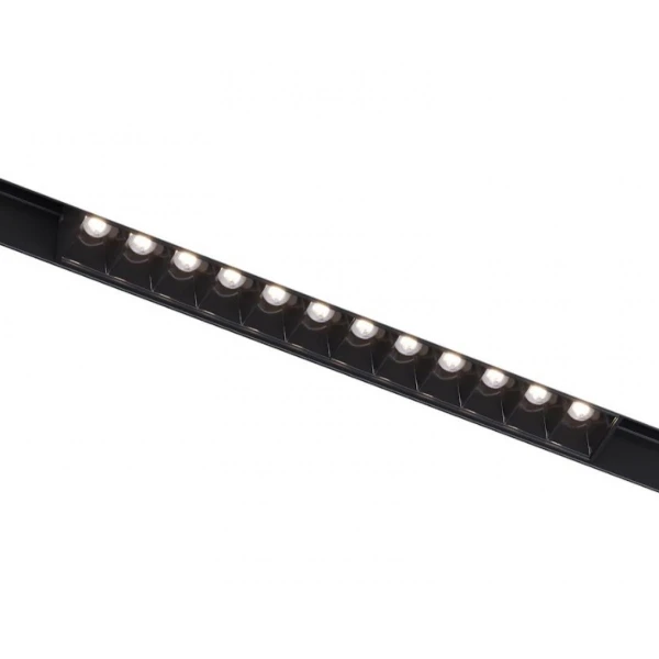 Магнітний трековий світильник KDMG-LINE220 DL 12W 3K BK 3000K Kloodi - Фото 4
