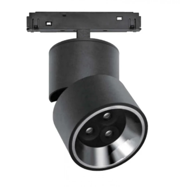 Магнітний трековий світильник KDMG-SPLIT75 9W 4K BK Kloodi - Фото 1