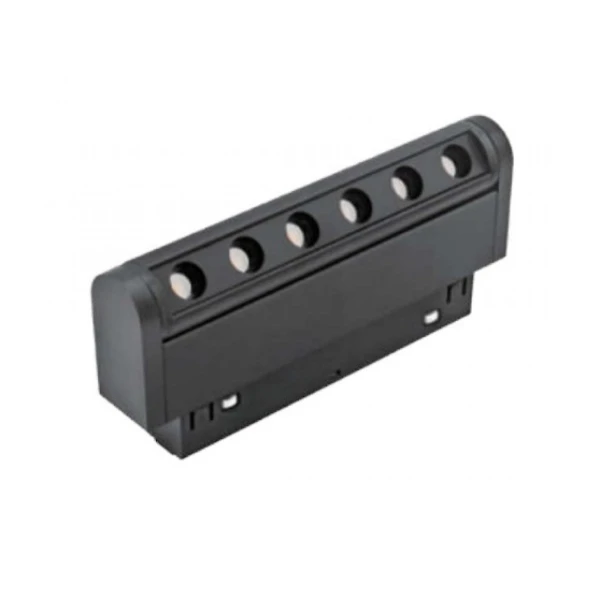 Магнітний трековий світильник KDMG-TORN130 6W 3K BK 3000K Kloodi - Фото 1