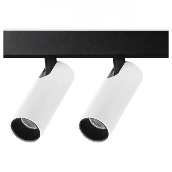 Магнітний трековий світильник KDMG-M01-2 14 Вт 3000K WH Kloodi - Фото 1