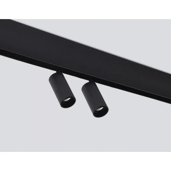 Магнітний трековий світильник KDMG-SPOT30 2x3W 3K BK Kloodi - Фото 1