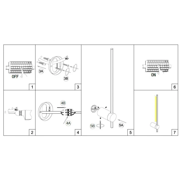 Настінний світильник DECO WA-GALA R600 3K BK/GD Kloodi - Фото 6
