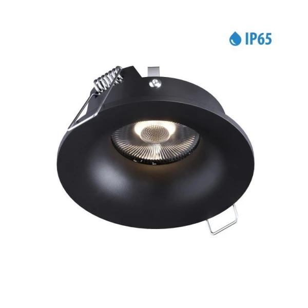 Світильник точковий врізний KD-SENA R85 IP65 BK GU10 Kloodi - Фото 3