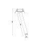 Світильник точковий врізний KD-TUB200 5W 3К WH 3000К Kloodi