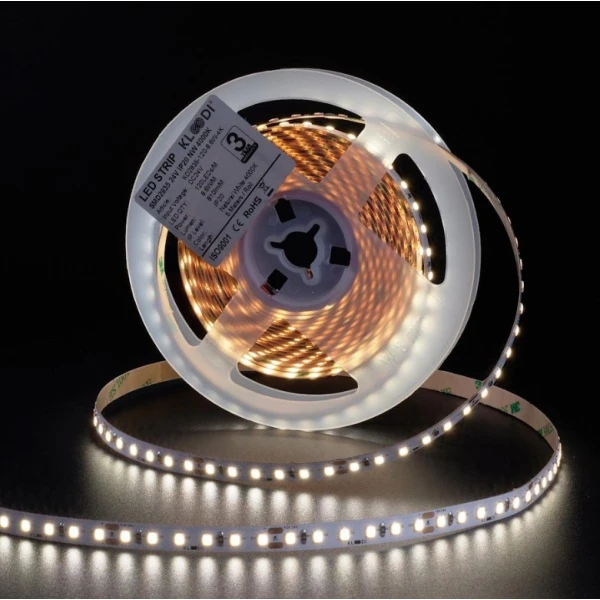 Стрічка світлодіодна Kloodi 8,6W 120LED 4000K 745LM RA90 IP20 24V KD2835-120-8.6W-4К-24V, 1м - Фото 2