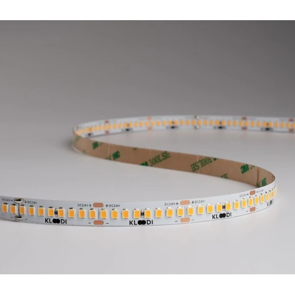 Стрічка світлодіодна Kloodi 15W 224LED 3000K 2100LM IP20 24V KD2835-224-15W-3К-24V HE, 1м - Фото 3