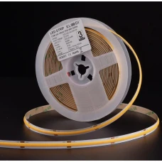 Світлодіодна стрічка Kloodi 8W 320LED 3000K 680LM IP20 24V KDCOB-320-8W-3К-24V, 1м