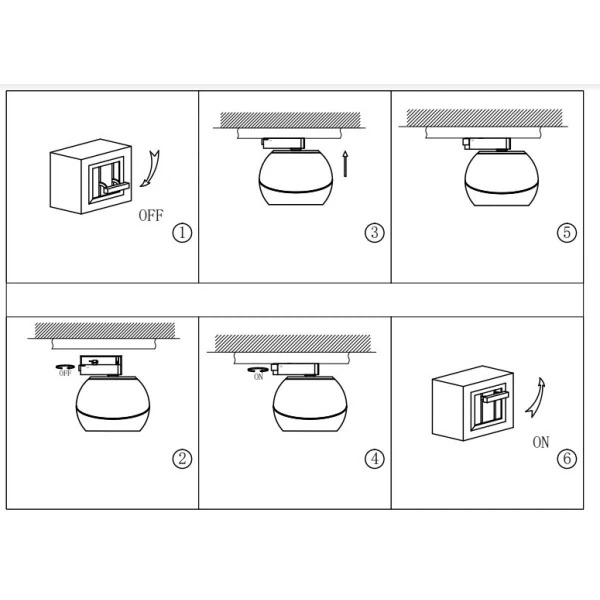 Світильник трековий KD-T021 12W 3К BK Kloodi - Фото 4