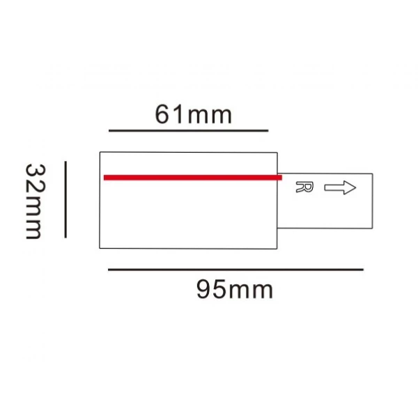 Підвід живлення для треку KLOODI KDTR-261 WH - Фото 2