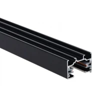 Шинопровід 3м Kloodi KDTR-L230_3 BK. Рейка до трекового світильника
