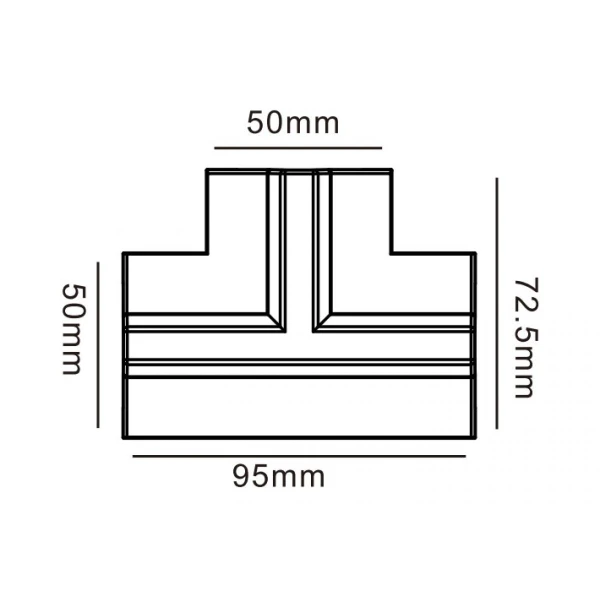 Заглушка Kloodi KDTR-RL264 WH для трекових систем. - Фото 2