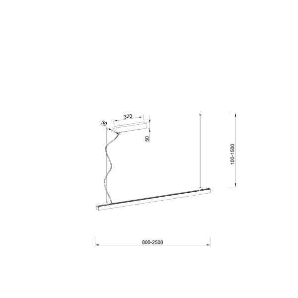Лінійний світильник KLP3535 LINE PENDANT Kloodi - Фото 4
