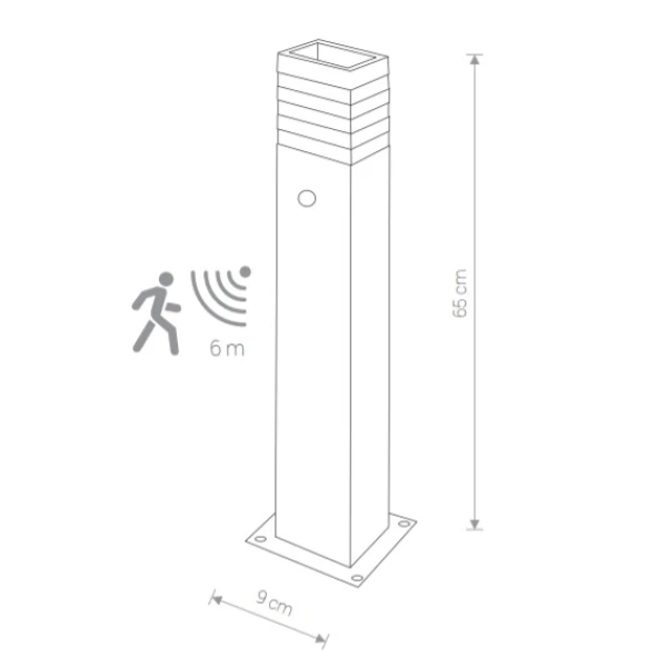 Світильник вуличний RIO I sensor 9097 Nowodvorski - Фото 2