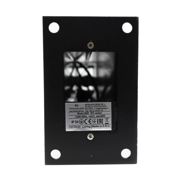 Світильник вуличний RIO I sensor 9097 Nowodvorski - Фото 4