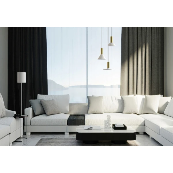 Світильник підвісний 8031 HERMANOS III WHITE/SOLID BRASS Nowodvorski - Фото 3