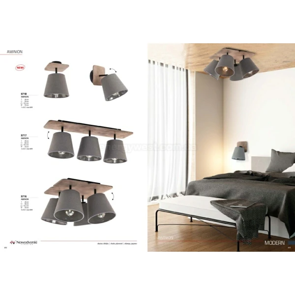 Люстра пристельова AWINION 9717 Nowodvorski - Фото 2