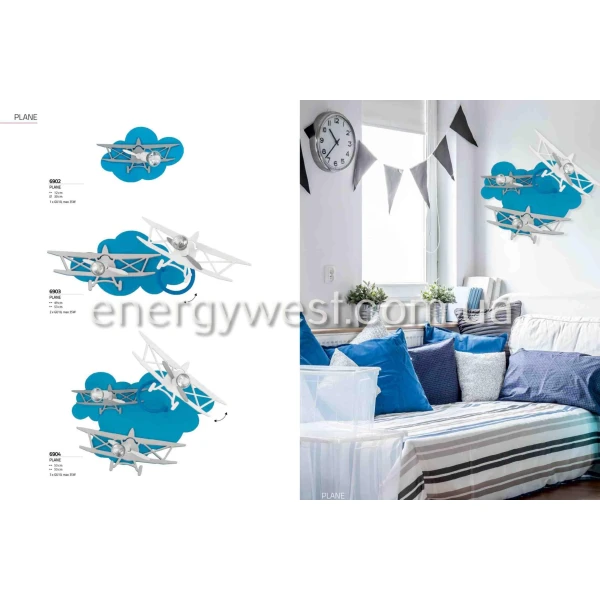 Дитячий світильник PLANE 6904 Nowodvorski - Фото 3