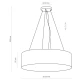 Люстра підвісна RONDO 4244 TK Lighting