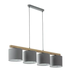 TK Lighting TROY GRAY 3271. Люстра підвісна